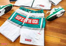 Load image into Gallery viewer, (WHITE/SPEARMINT) 3M REFLECTIVE WINDBREAKER SHORT SETS
