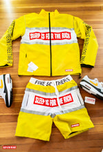 Load image into Gallery viewer, (LEMON) 3M REFLECTIVE WINDBREAKER SHORT SETS
