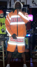 Load image into Gallery viewer, (ORANGE) 3M REFLECTIVE WINDBREAKER SHORT SETS
