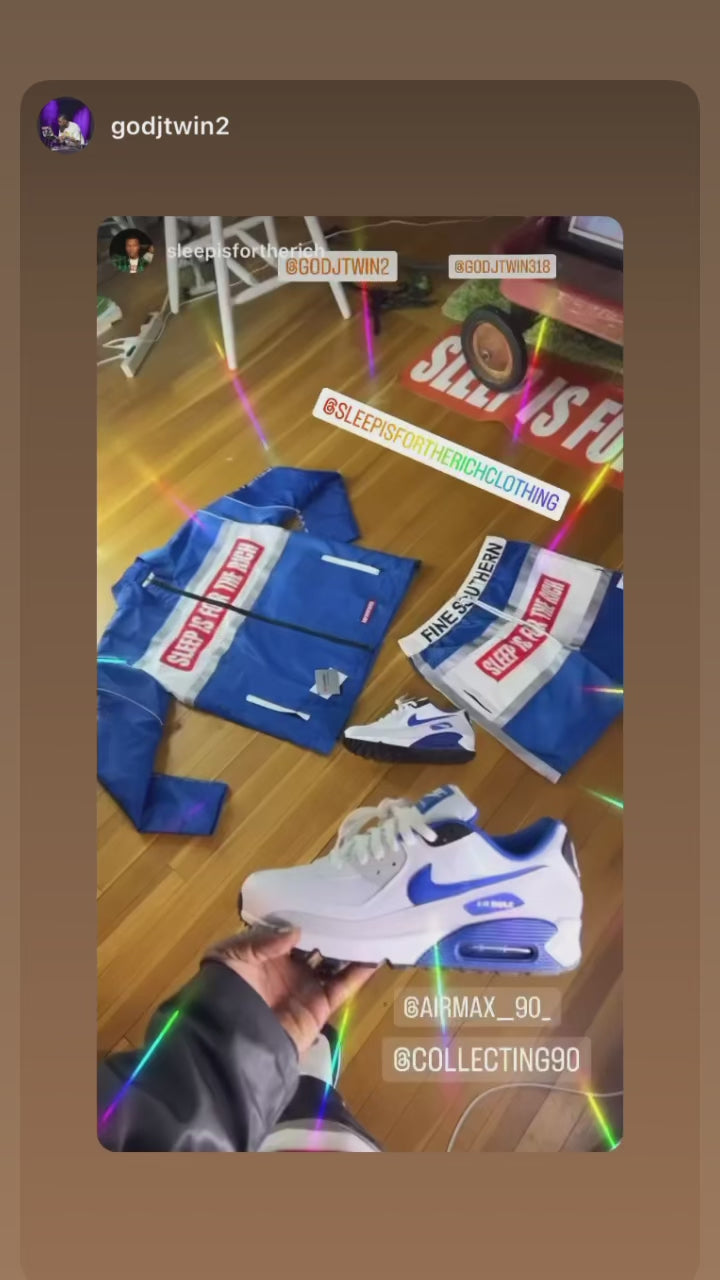 (ROYAL BLUE) 3M REFLECTIVE WINDBREAKER SHORT SETS