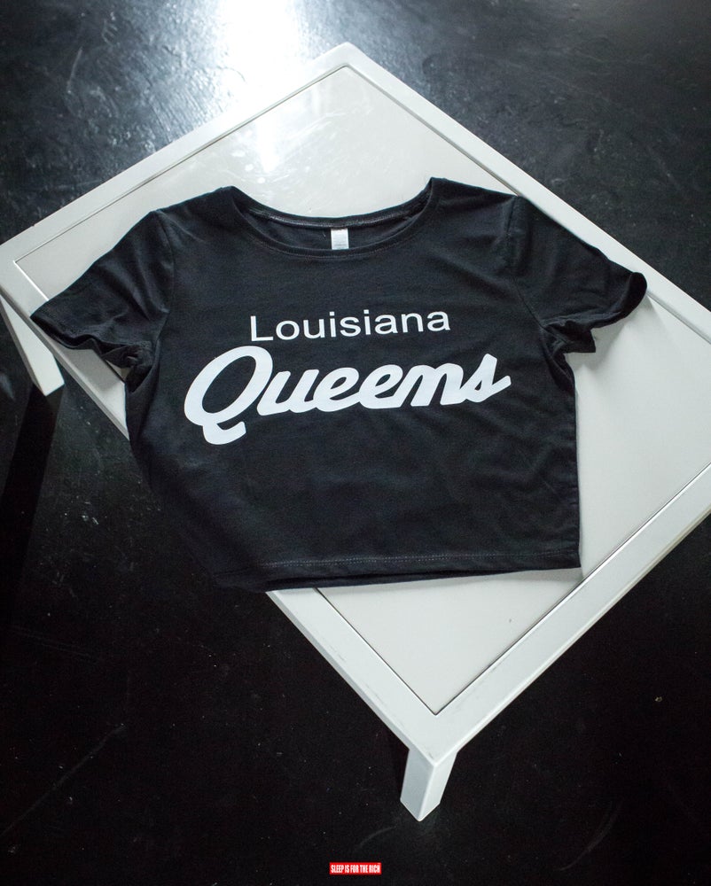 (Black) Louisiana Queens Crop Tops