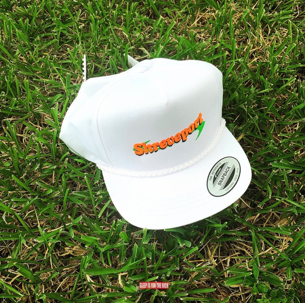 (White) “NEWShrevePORT” x “Artry Daniels” Snapback