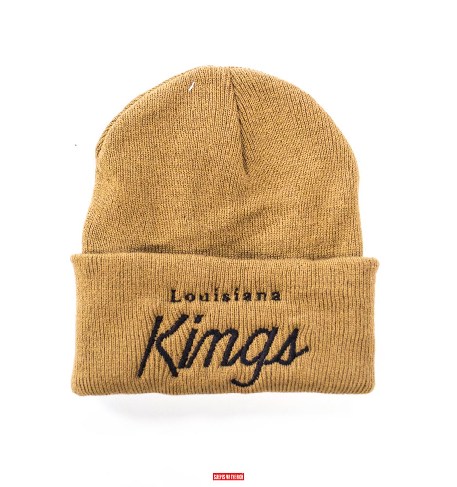 (Brown/Black) “Louisiana King’s “ Beanie