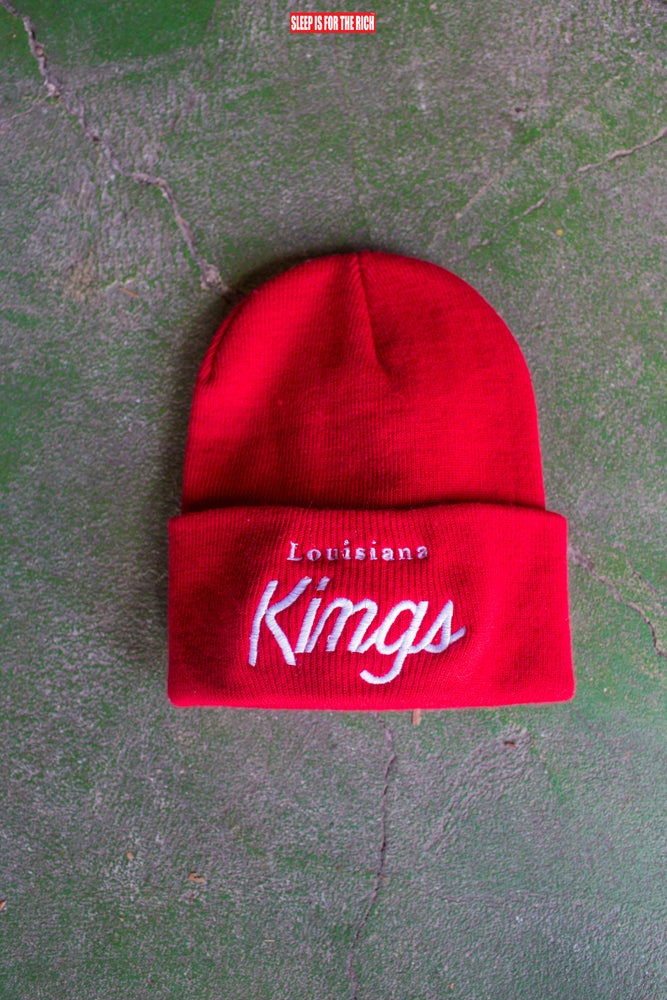 (Red) “Louisiana King’s “ Beanie